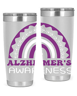 alzheimers awareness style 46#- alzheimers- Tumbler