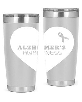 alzheimers awareness style 60#- alzheimers- Tumbler