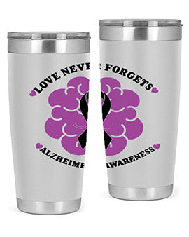 alzheimers awareness style 95#- alzheimers- Tumbler