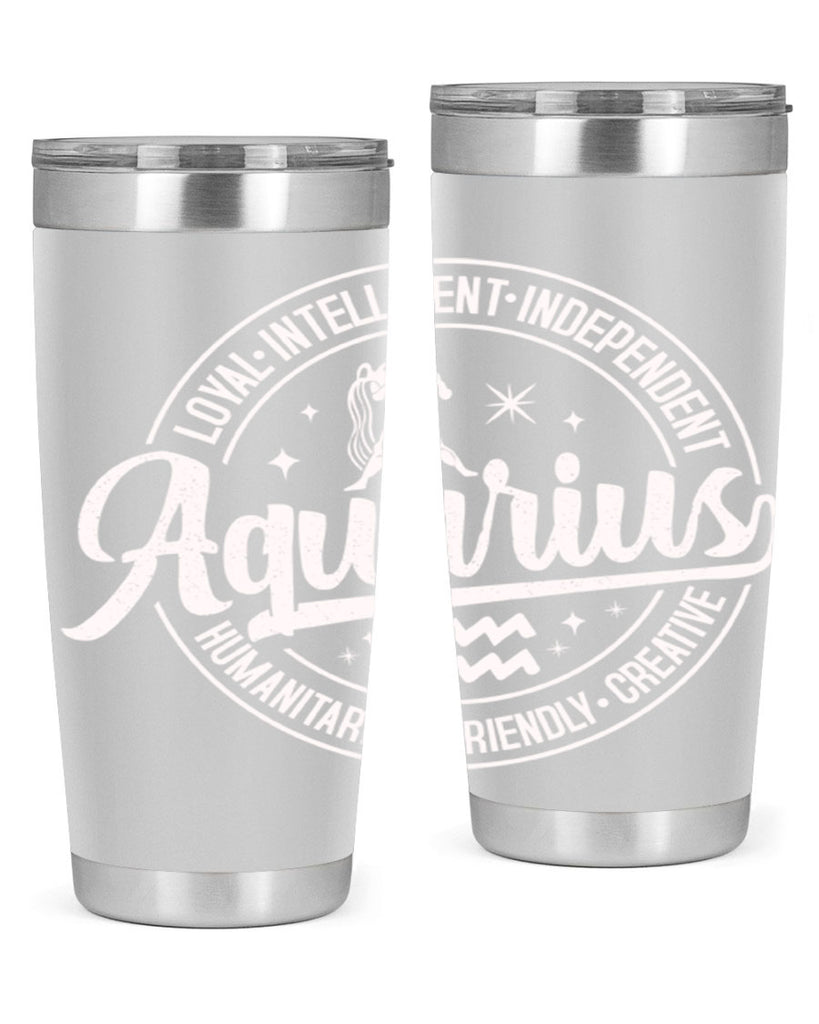 aquarius 77#- zodiac- Tumbler