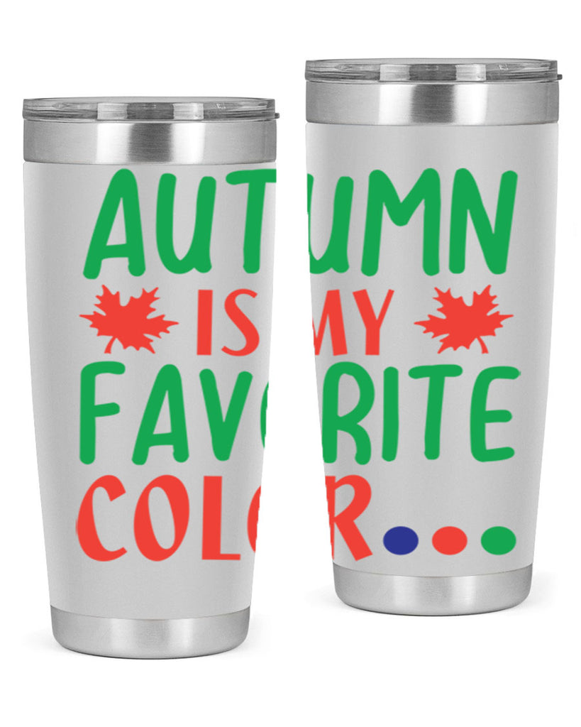 autumn is my favorite color 18#- fall- Tumbler