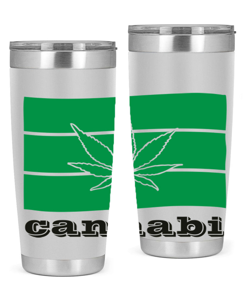 cannabi flag 36#- marijuana- Tumbler