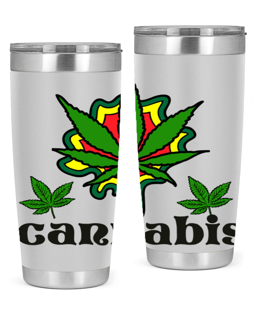 cannabis a 39#- marijuana- Tumbler