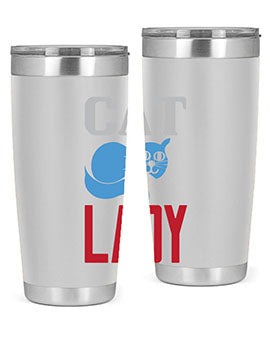 cat lady Style 31#- cat- Tumbler