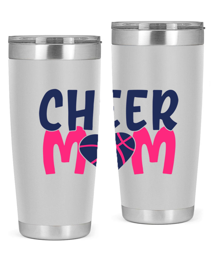 cheer mom 1746#- cheer- Tumbler