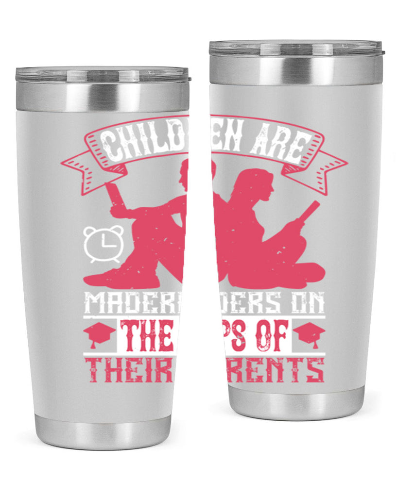 children are made readers on the laps of their parents 73#- reading- Tumbler