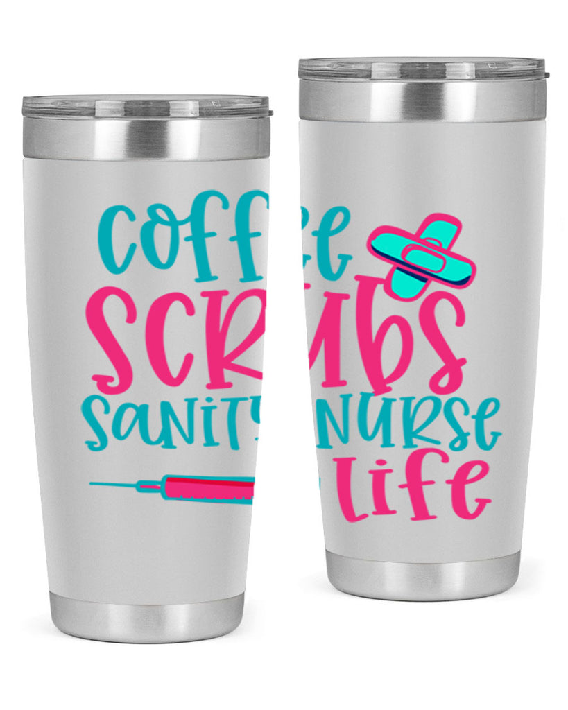 coffee scrubs sanity nurse life Style Style 207#- nurse- tumbler