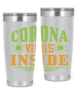 coronavirus inside Style 2#- corona virus- Cotton Tank