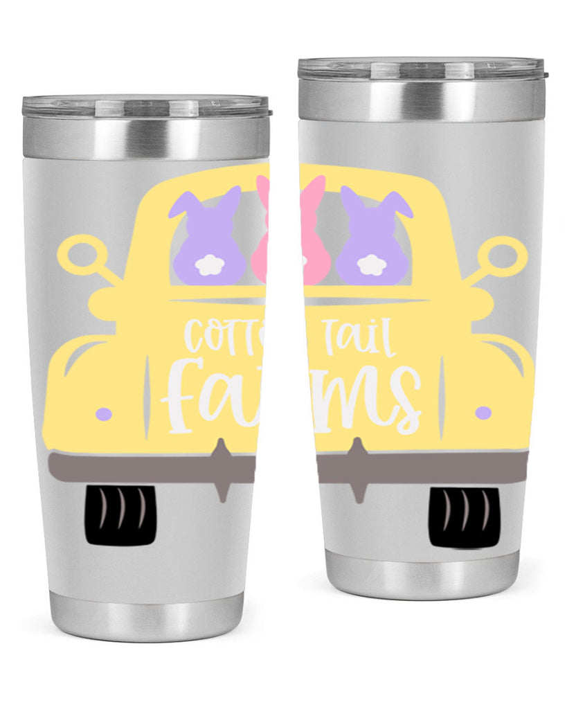 cotton tail farms 62#- easter- Tumbler