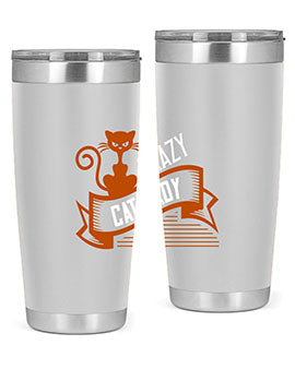 crazy cat lady Style 43#- cat- Tumbler