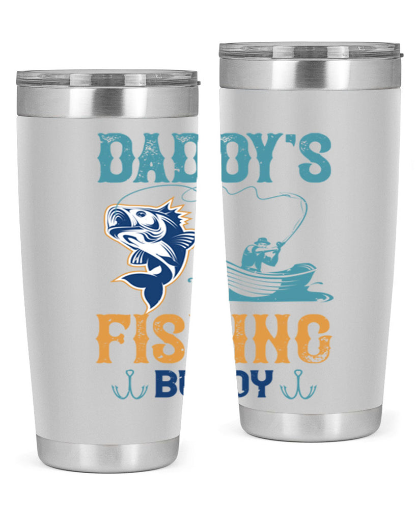 daddy’s fishing buddy 166#- fishing- Tumbler