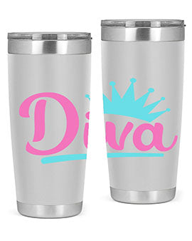 diva Style 121#- dog- Tumbler