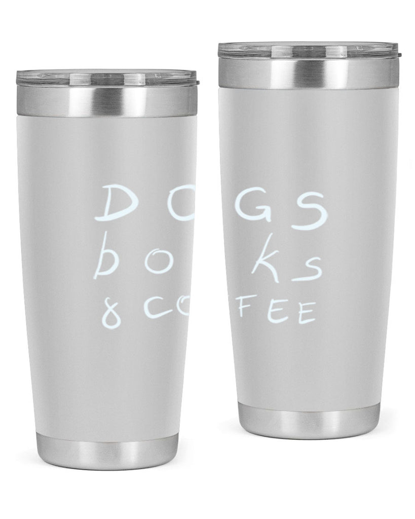 dogs books and coffee 282#- coffee- Tumbler