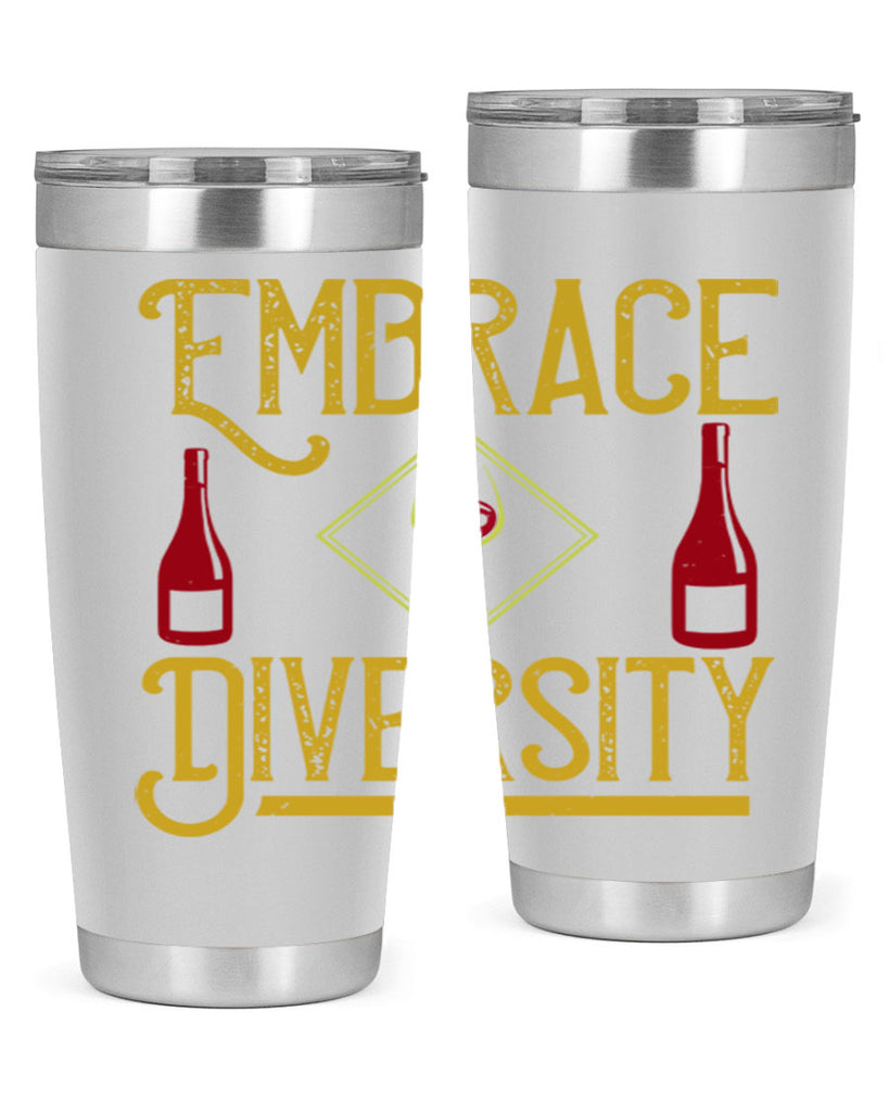 embrace diversity 218#- wine- Tumbler