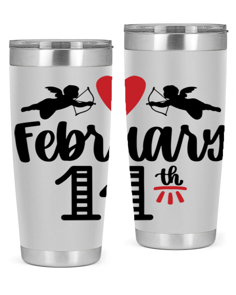 february th 28#- valentines day- Tumbler