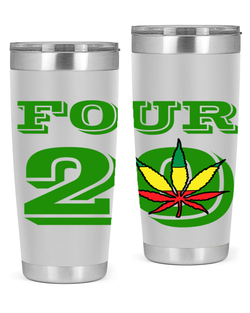 four twenty 87#- marijuana- Tumbler