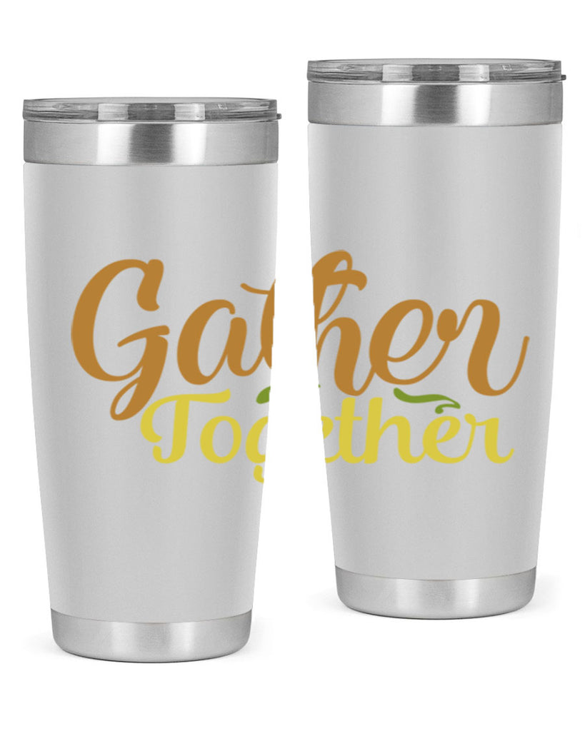 gather together 61#- thanksgiving- Tumbler