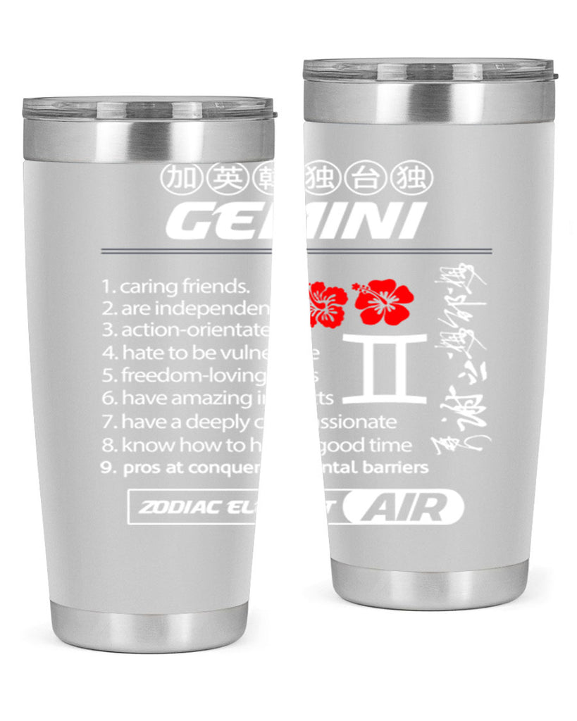 gemini 242#- zodiac- Tumbler