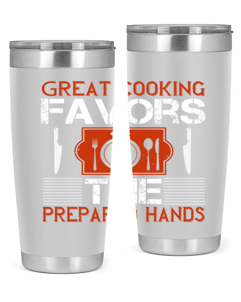 great cooking favors the prepared hands 37#- cooking- Tumbler