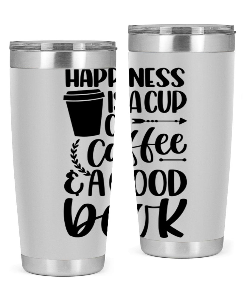 happiness is a cup of coffee 39#- reading- Tumbler