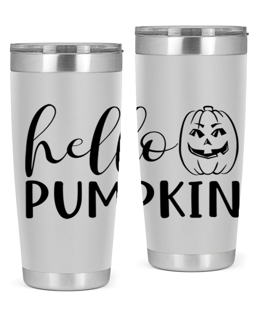 hello pumpkin 287#- fall- Tumbler