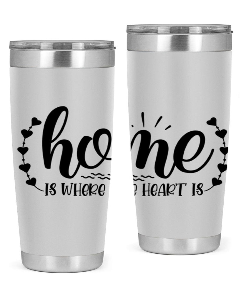 home is where the heart is 38#- home- Tumbler