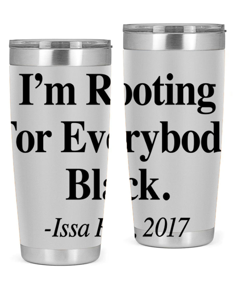 im  rooting for everybody black  109#- black words phrases- Cotton Tank