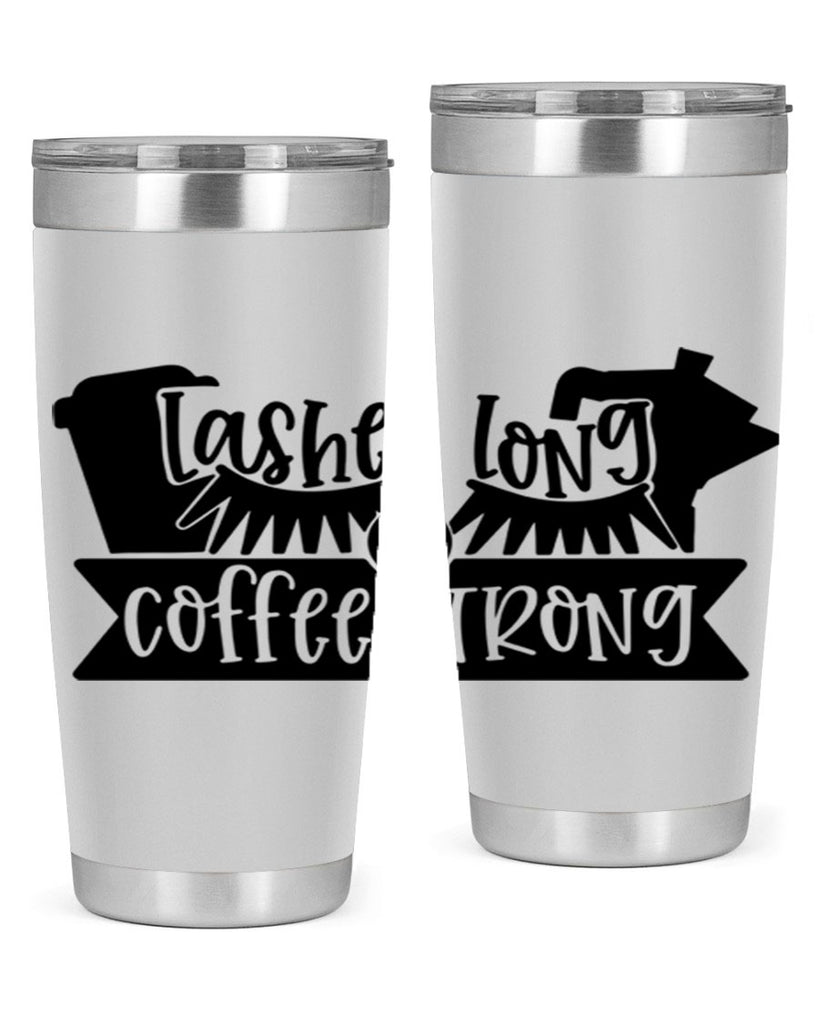 lashes long coffee strong 82#- coffee- Tumbler