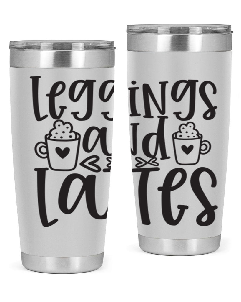 leggings and lattes 389#- mom- Tumbler