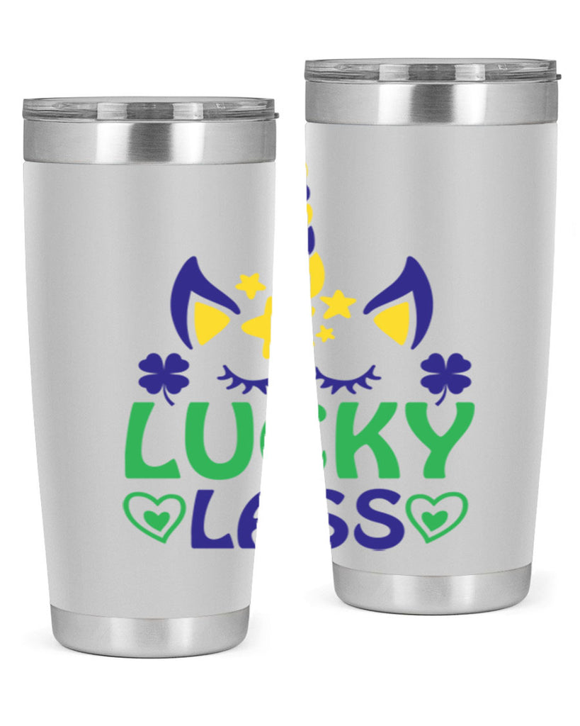 lucy lass 11#- mardi gras- Tumbler