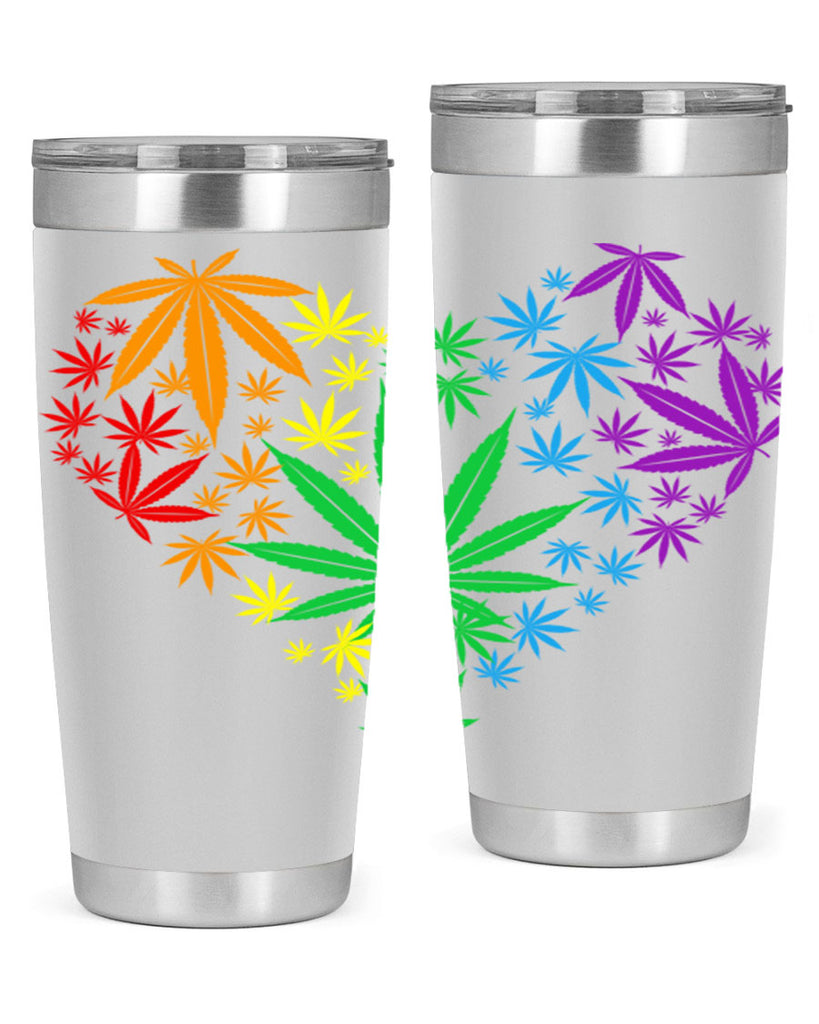 marijuana heart 200#- marijuana- Tumbler