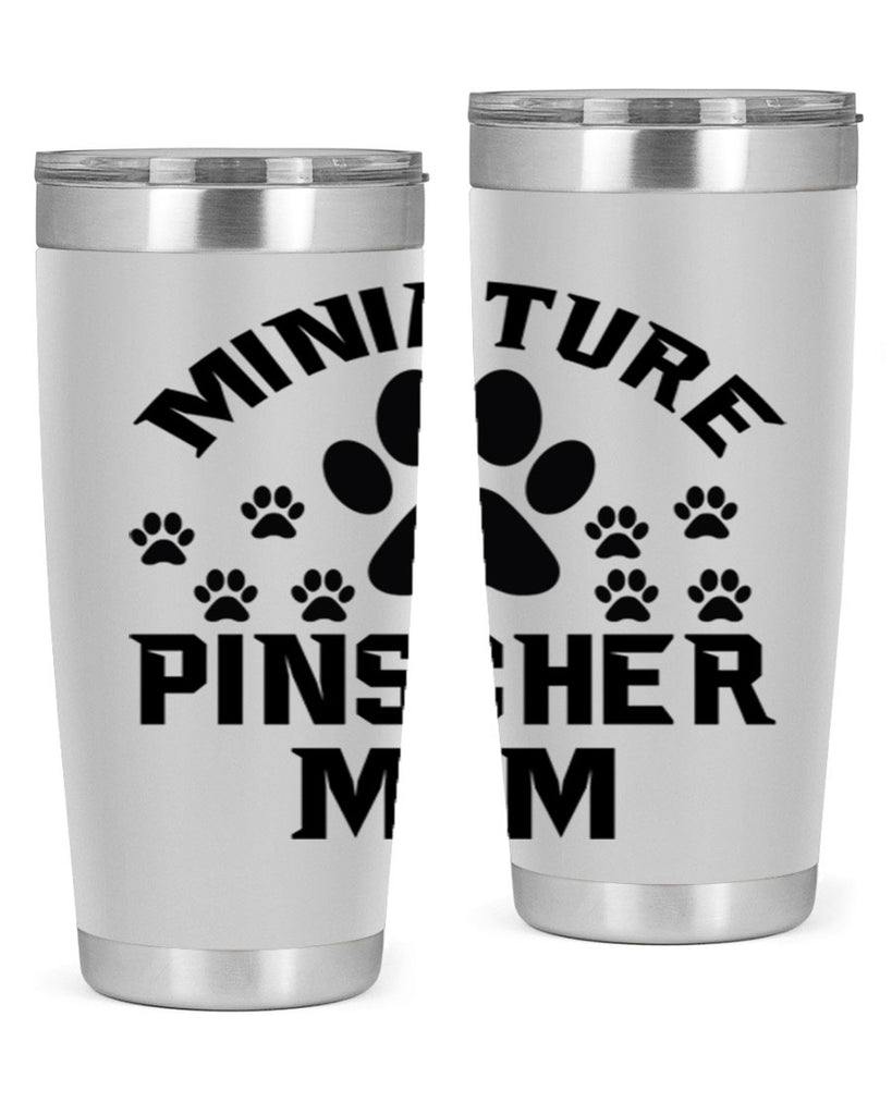 miniature pinscher mom 129#- mom- Tumbler