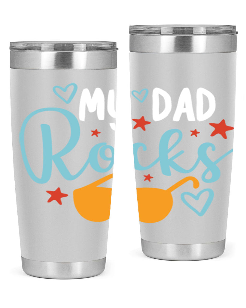 my dad rocks 83#- fathers day- Tumbler