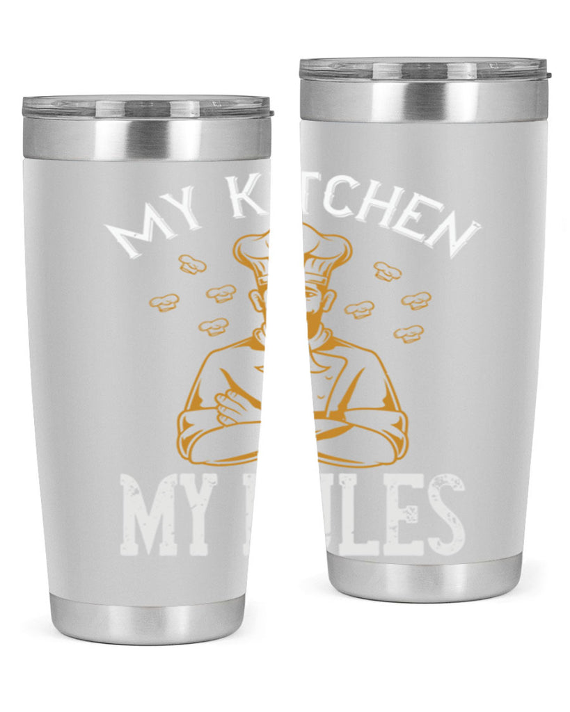 my kitchen my rules 15#- cooking- Tumbler