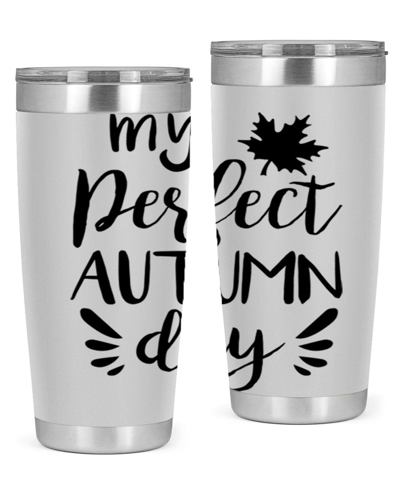 my perfect autumn day 437#- fall- Tumbler