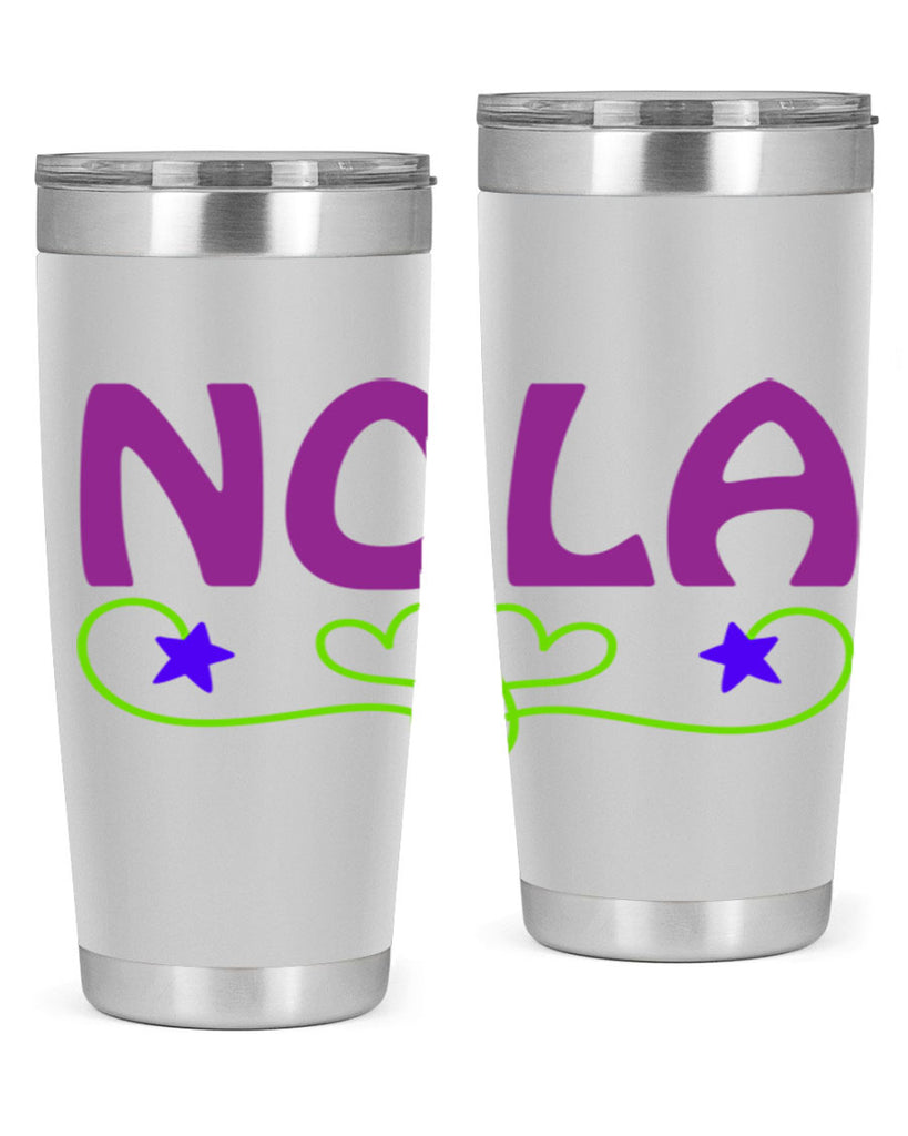 nola 5#- mardi gras- Tumbler