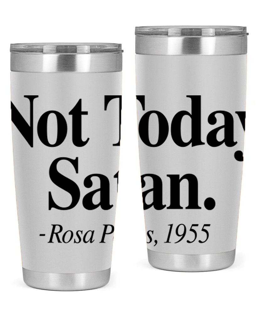 not today satan rosa parks 59#- black words phrases- Cotton Tank