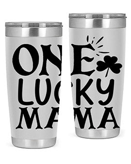 one lucky mama Style 34#- autism- Tumbler