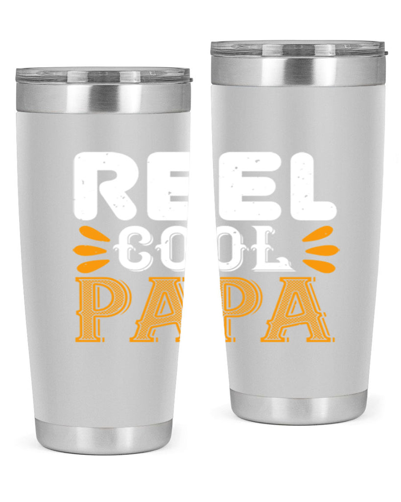 reel cool papa 12#- grandpa - papa- Tumbler