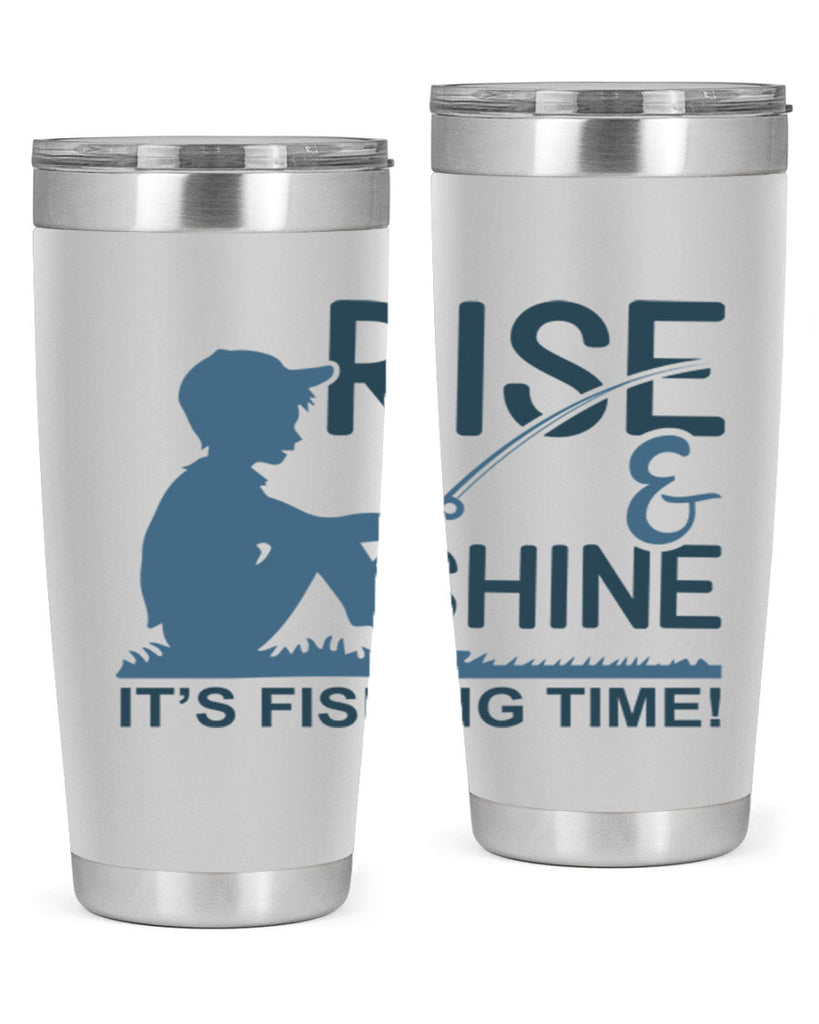 rise shine 41#- fishing- Tumbler