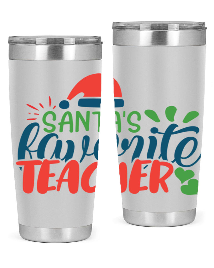 santas favorite teacher Style 151#- teacher- tumbler