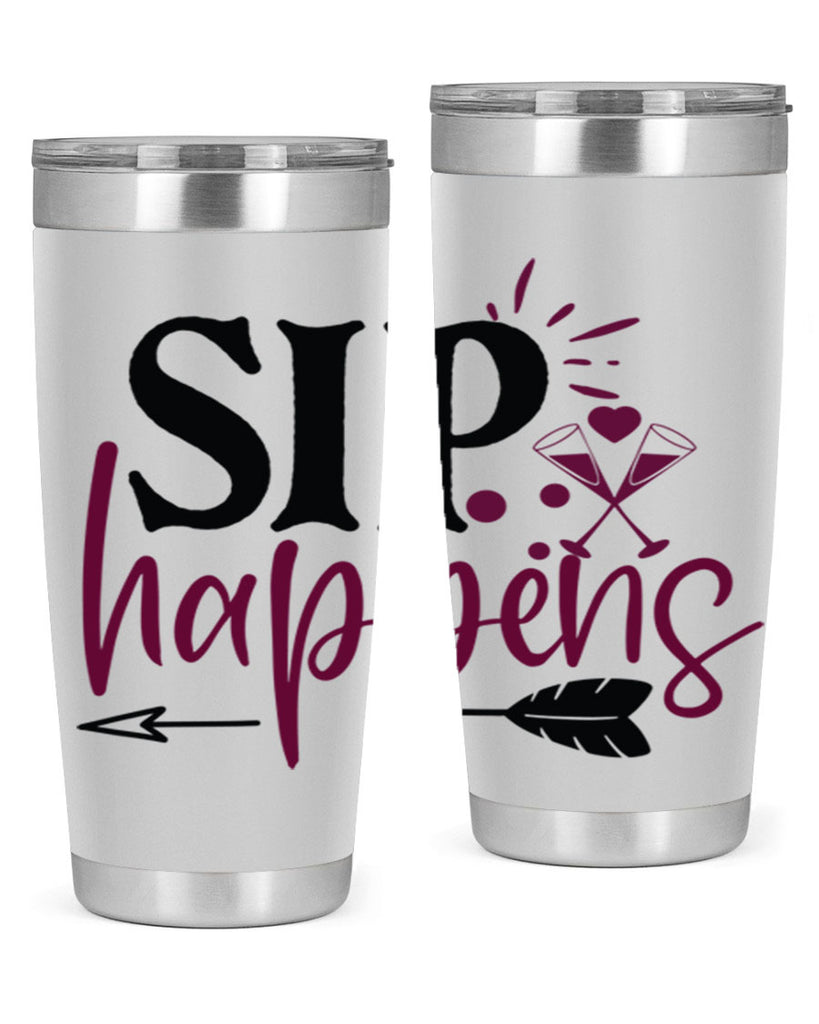 sip happens 164#- wine- Tumbler