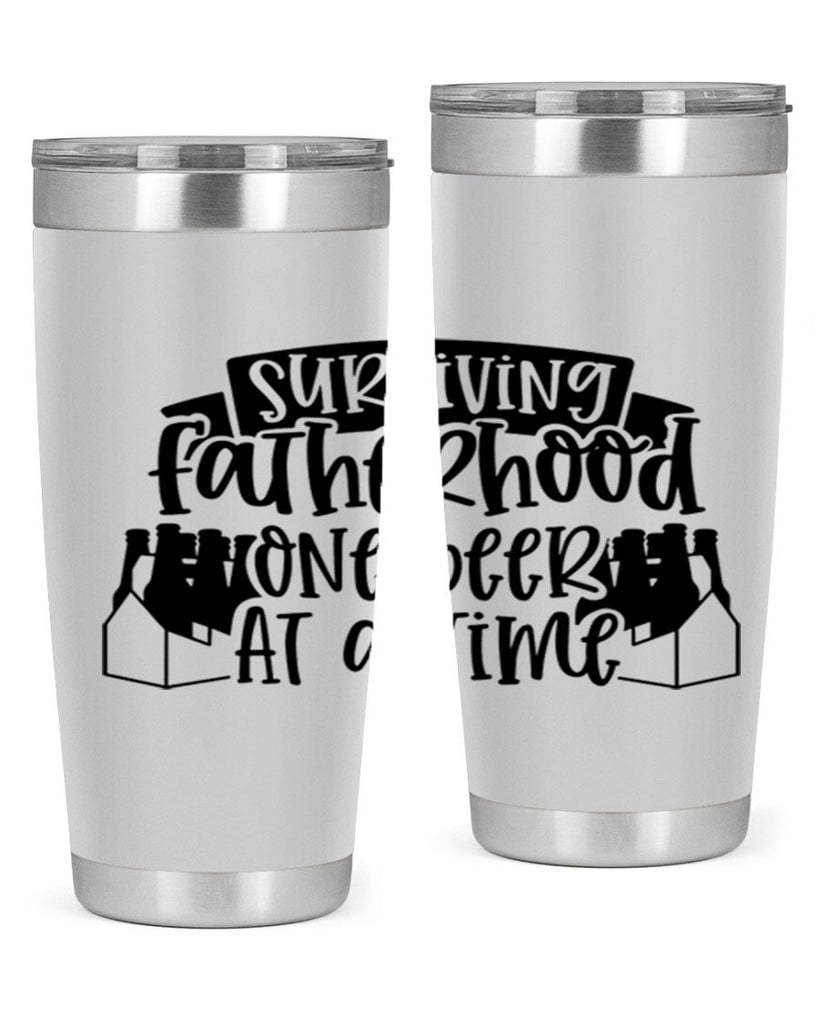 surviving fatherhood one beer at a time 19#- fathers day- Tumbler