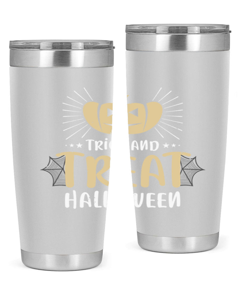 trick and treat halloween 125#- halloween- Tumbler