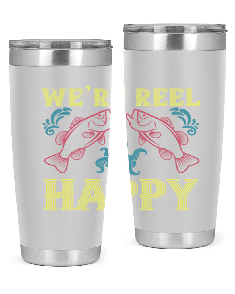 we’re reel happy 233#- fishing- Tumbler