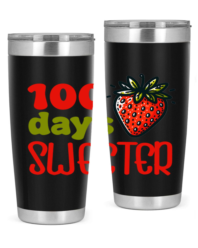 100 days sweeter Sublimation 34#- 100 days of school- Tumbler