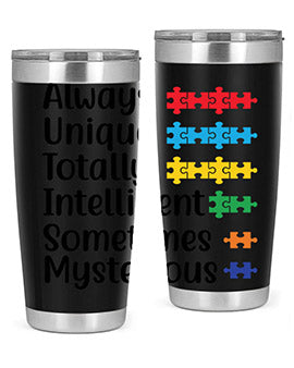 Always Unique Style 42#- autism- Tumbler