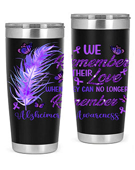 AlzheimerS Awareness Remember Love 19#- alzheimers- Tumbler