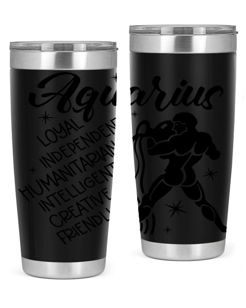 Aquarius 72#- zodiac- Tumbler