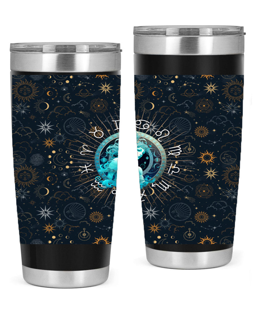 Aquarius Straight 66#- zodiac- Tumbler